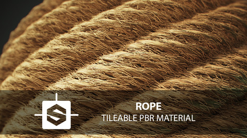 Rope Tileable PBR Material