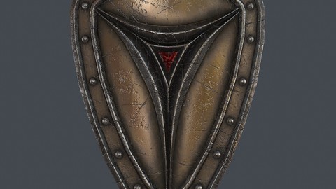 Fantasy shield 6 3d model