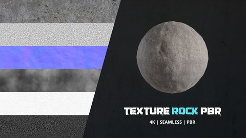 Texture Rock 4k PBR - 16bit - 01