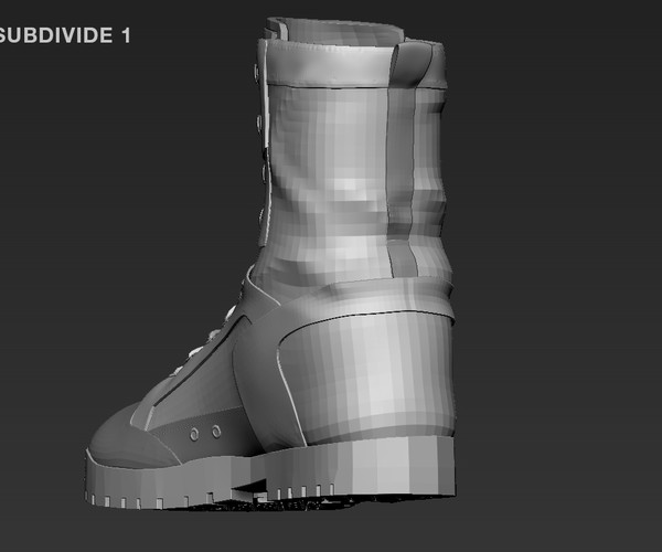 ArtStation - Military Boot | Game Assets
