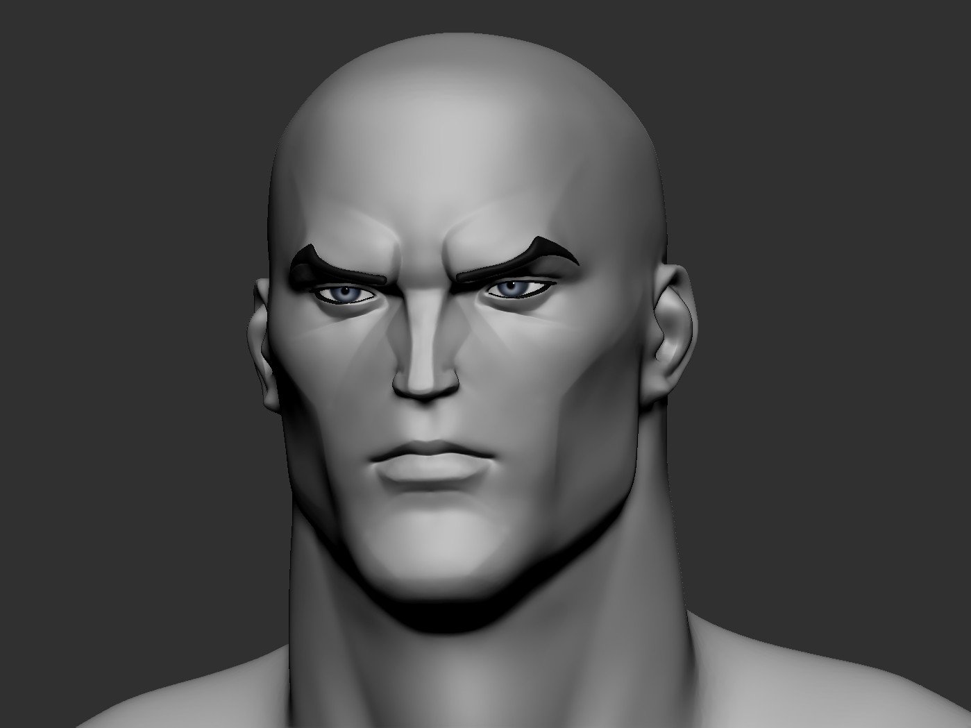 ArtStation - Hero head comic basemesh | Resources