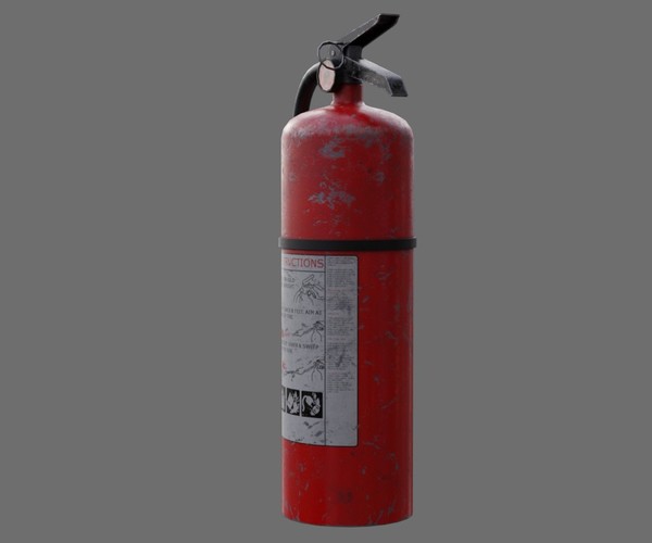 ArtStation - Fire Extinguisher 1B | Game Assets