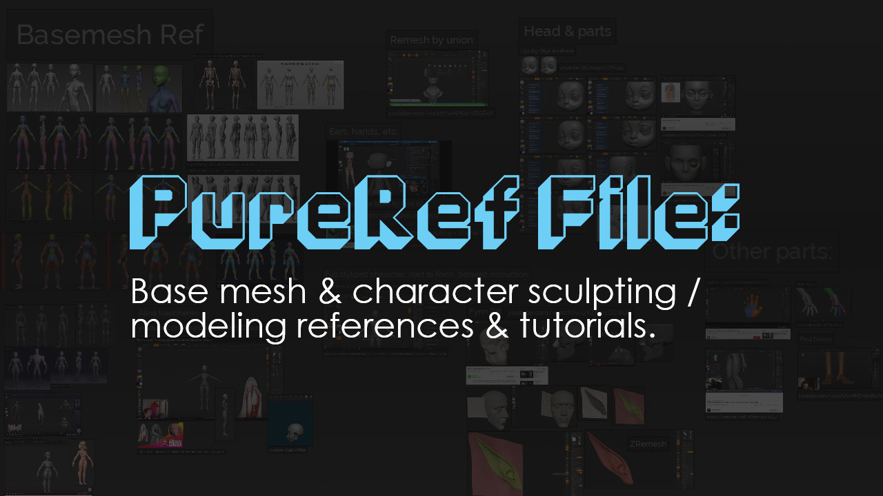 use pureref with zbrush