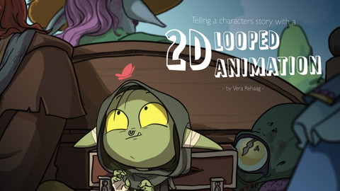 Telling a characters story with a 2D looped animation