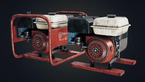 Old gasoline generator