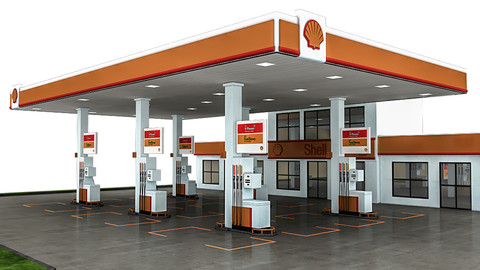 3D Gas Station