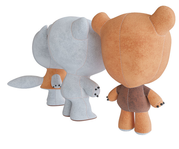 ArtStation Plush Toys Wiki MiMi Bears 3D model 3D model Resources