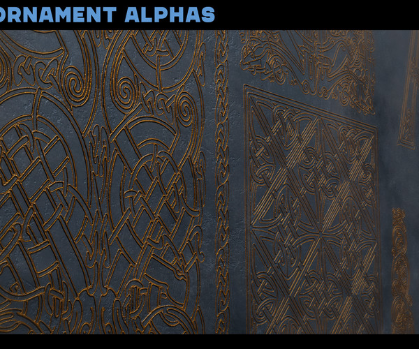celtic patterns alpha zbrush