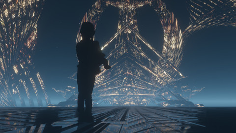 blender eevee scifi environment