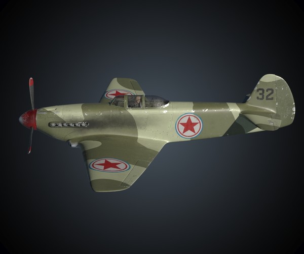 ArtStation - Yakovlev Yak-9 Fighter Plane | Resources