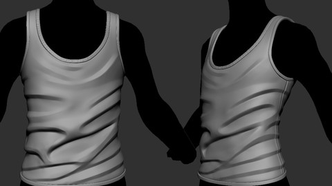 Stylized simple tank top