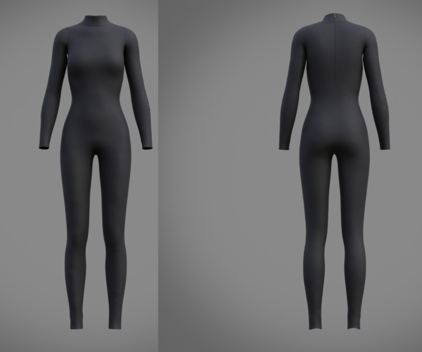 ArtStation - Female full bodysuit 3d model | Resources