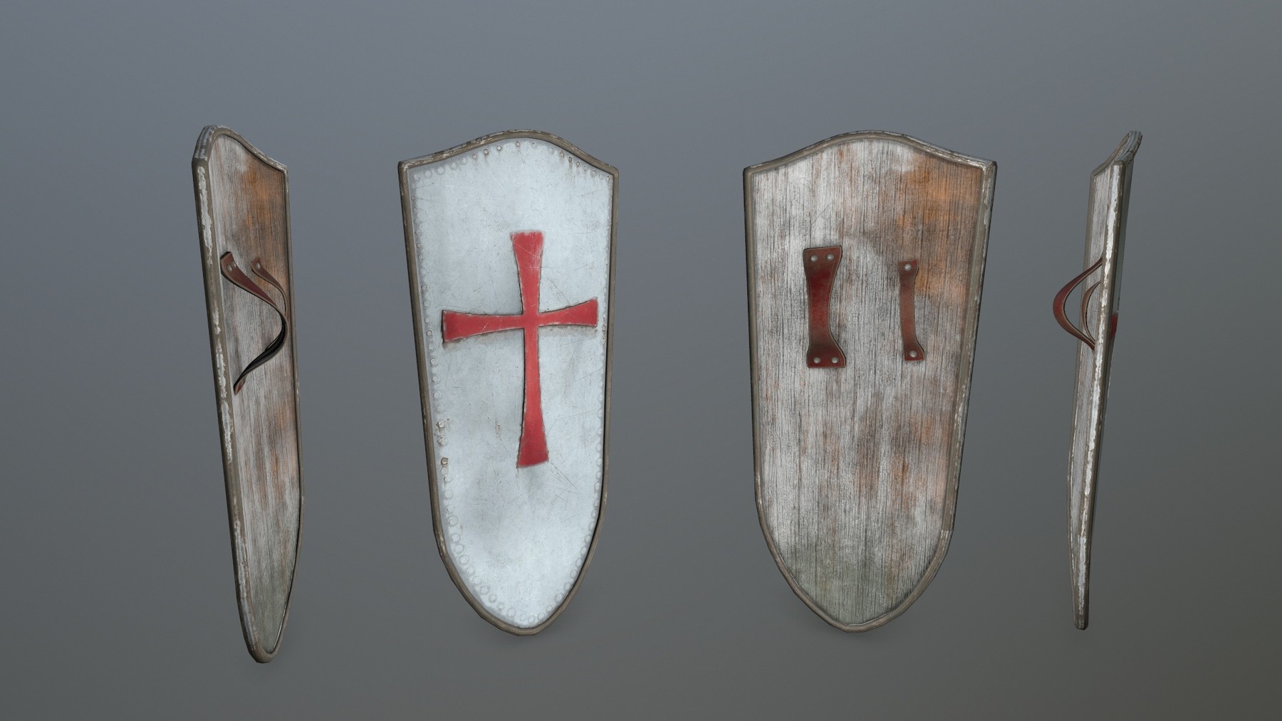 Artstation Shield Set Game Assets