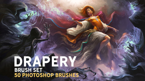 Drapery brush set