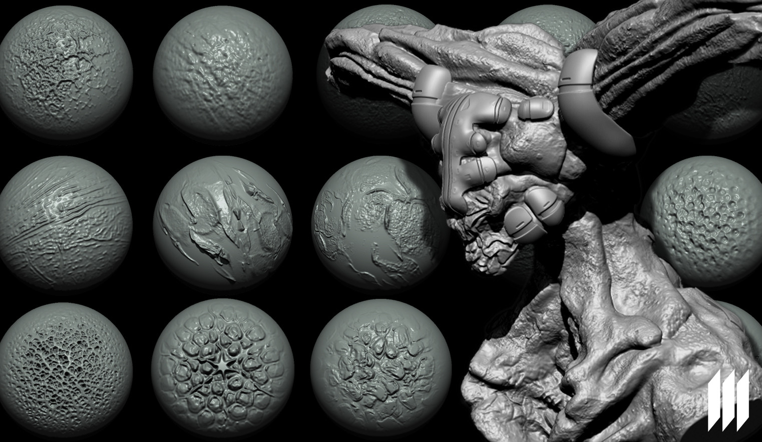 skin brushes for zbrush by rafa souza