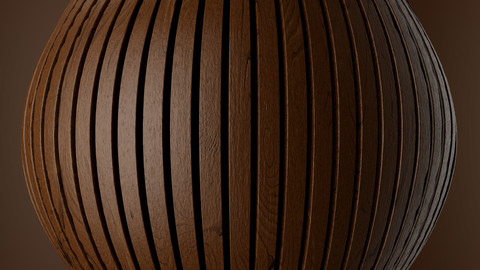 Procedural Waved Wood Stripes