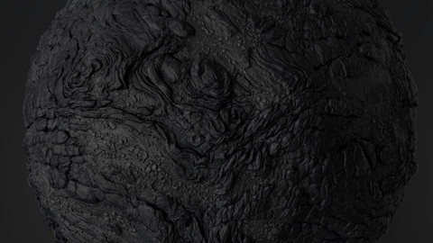 Procedural Lava Stone Ripples