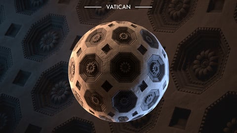 Substance Designer - Rome Vatican Museum Ceiling