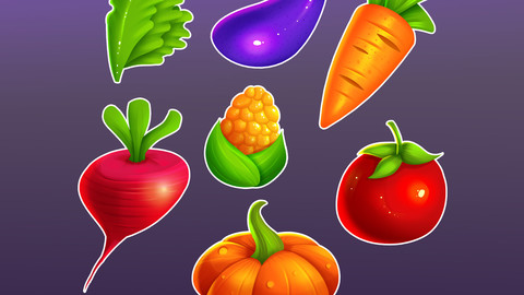 Vegetable Icons Pack