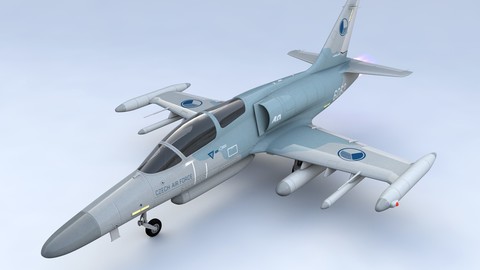 Aero L 159 Alca Aircraft 3d model