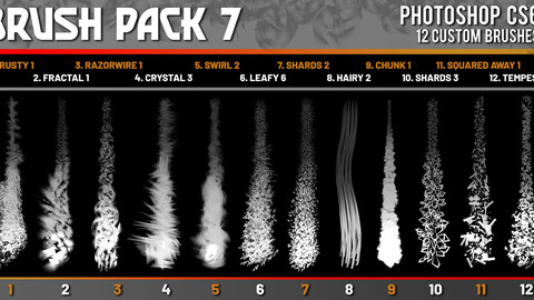 SHIDOOK BRUSH PACK 7 (Photoshop CS6+)