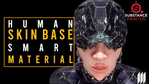 Human Skin Base Smart Material For Substance Painter