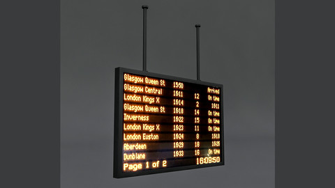 airport digital signage