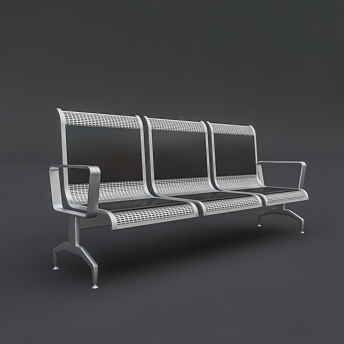 ArtStation - airport chairs | Game Assets