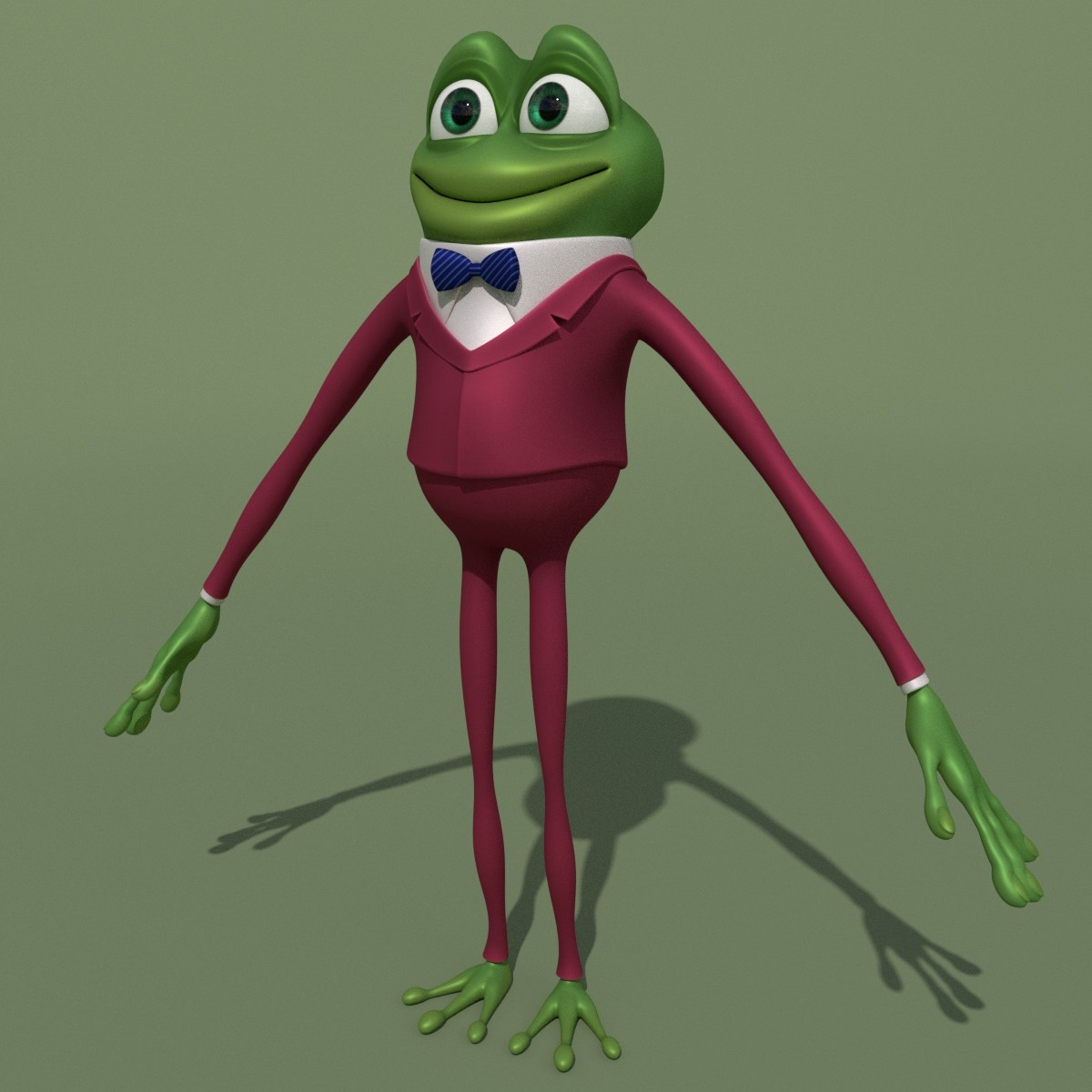 ArtStation - Cartoon Frog in Suit | Resources