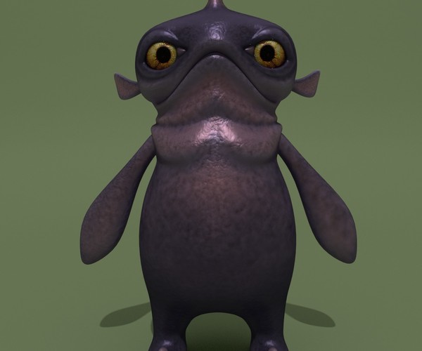 ArtStation - Cartoon Monster Fishy | Resources