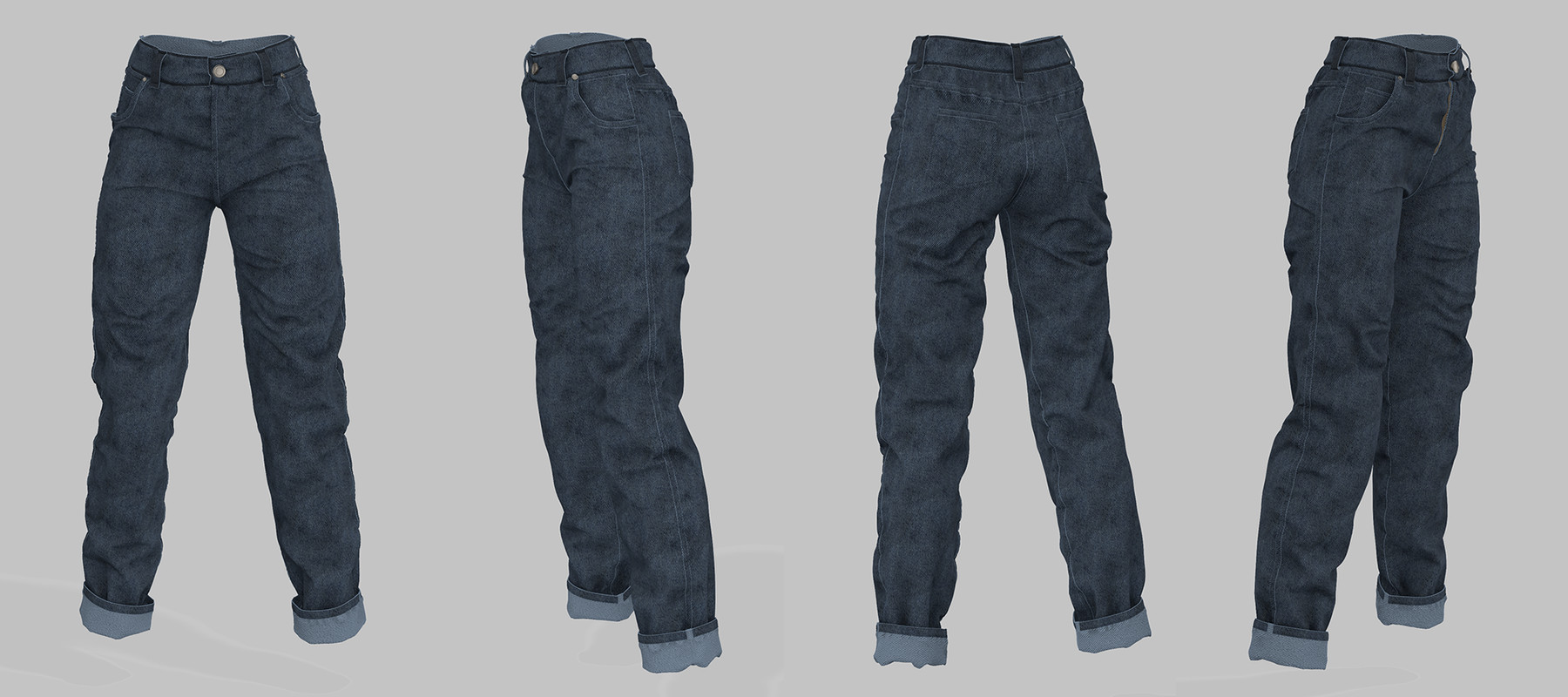 ArtStation - Tutorial. MD, Clo3d Realistic jeans. 2H Video process with ...