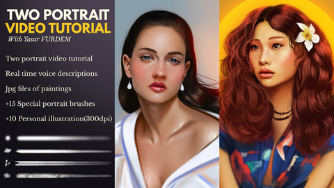 Two - Portrait video tutorial bundle