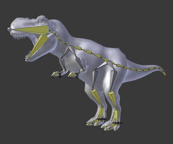 ArtStation - 3D Model: Tyrannosaurus Rex Rigged | Resources