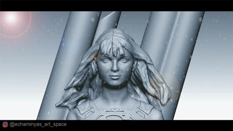 Melissa Benoist Supergirl (3D - print ready)