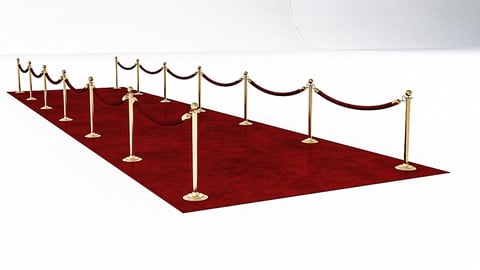 3D Red Carpet Model