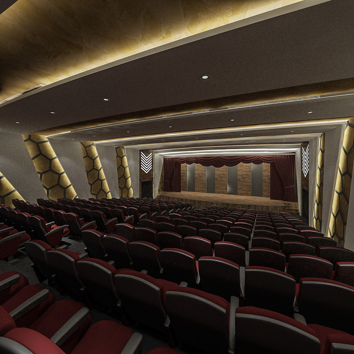 Theater Concept. Theater 3d. Theater Hall icon. Theater hall