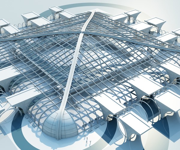 ArtStation - Futuristic Architectural Structure | Resources