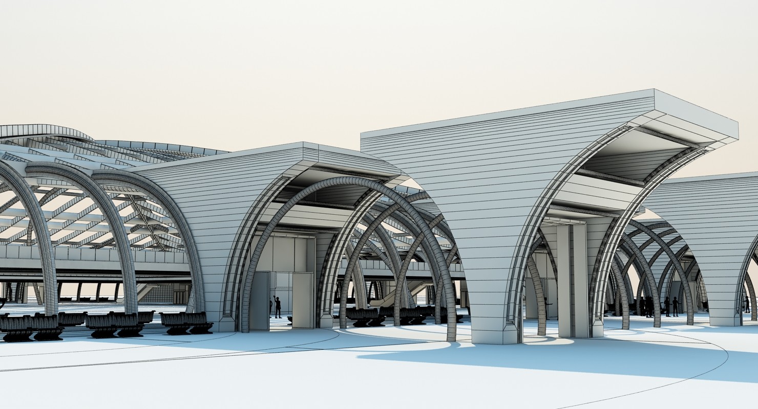 ArtStation - Futuristic Architectural Structure | Resources