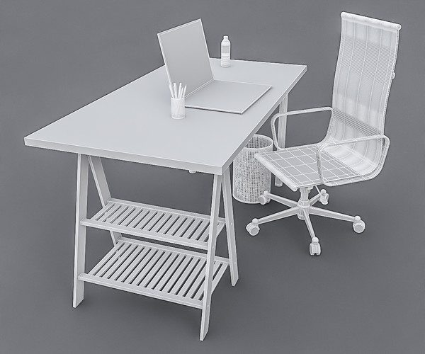 ArtStation - Study Desk | Game Assets