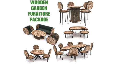 Wooden Garden Furniture Package