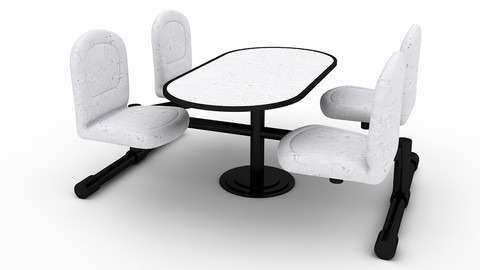 Bowling Table & Chair Model