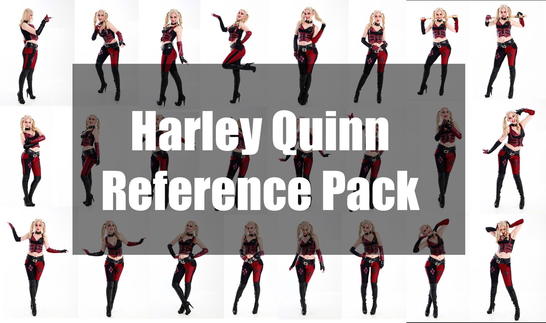 Jessica Truscott - Harley Quinn Reference Pack