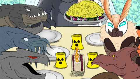 Godzilla's Thanksgiving