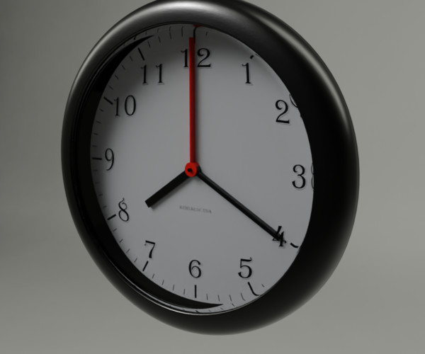 ArtStation Rigged Clock Blender 3D Resources