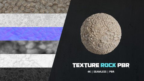 Texture Rock 4k Pbr - 16bit - 03