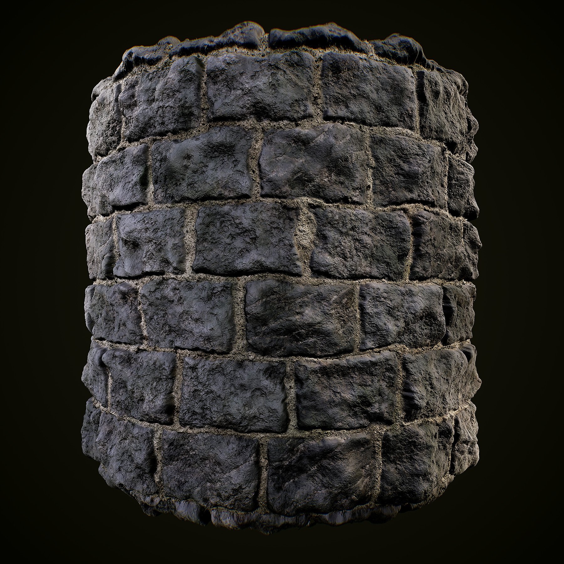 Artstation Medieval Castle Stonewall Texture Resources