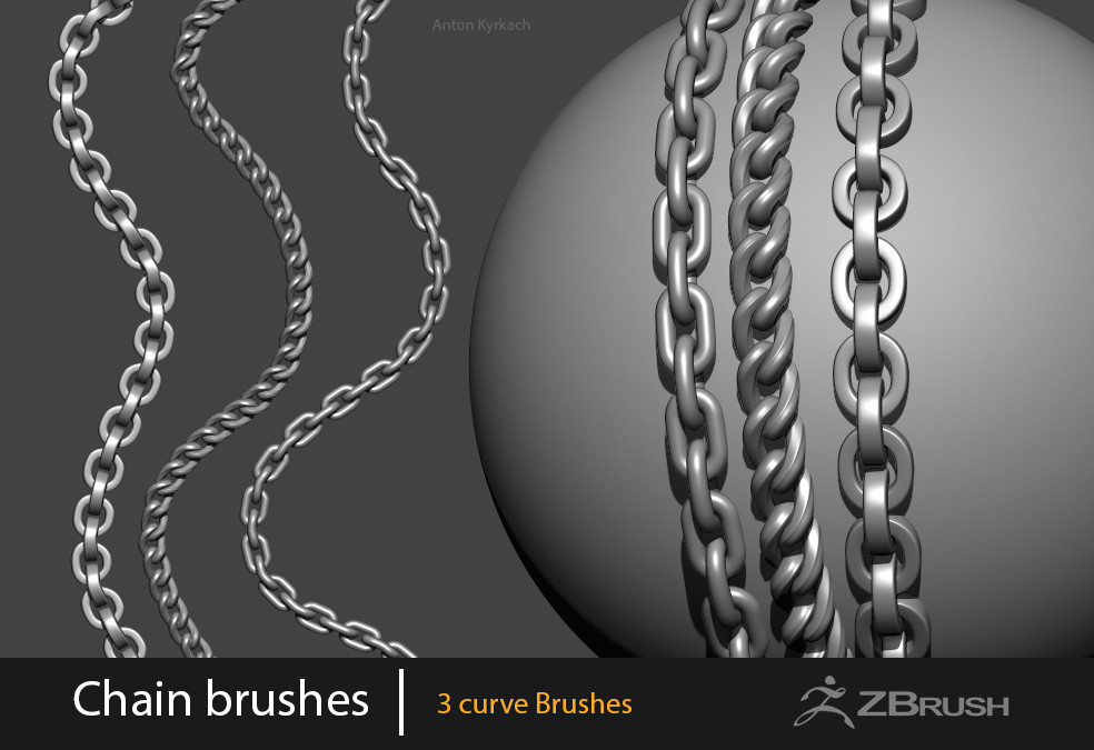 making a gold chain in zbrush