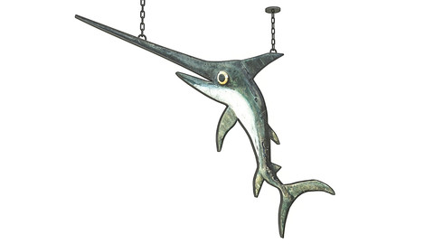 Fish Restaurant Sign 01