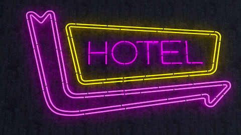 Hotel Neon Sign