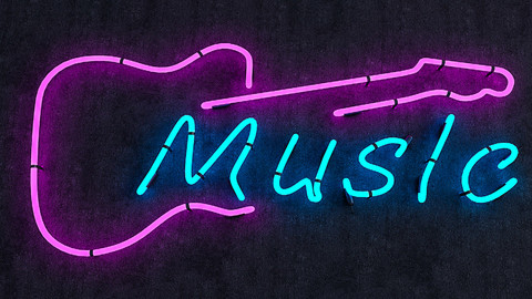 Music Neon Sign